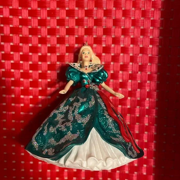 sachin and babi light blue dress Emerald Green Barbie Dress main image 1